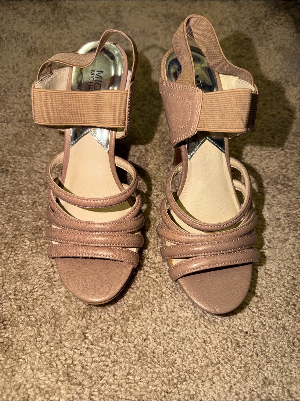 MICHAEL Michael Kors Multi-Strap Slingback Heels